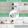 M METERXITY 2-Pack Self-Closing Latch Aluminum Alloy Automatic Window Sliding