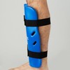 Blitz Dipped Foam Shin Guards - Blue - X-Small