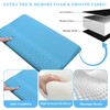 Computer Keyboard Stand Pad with Wrist Rest, Ergonomic Comfy Tilted