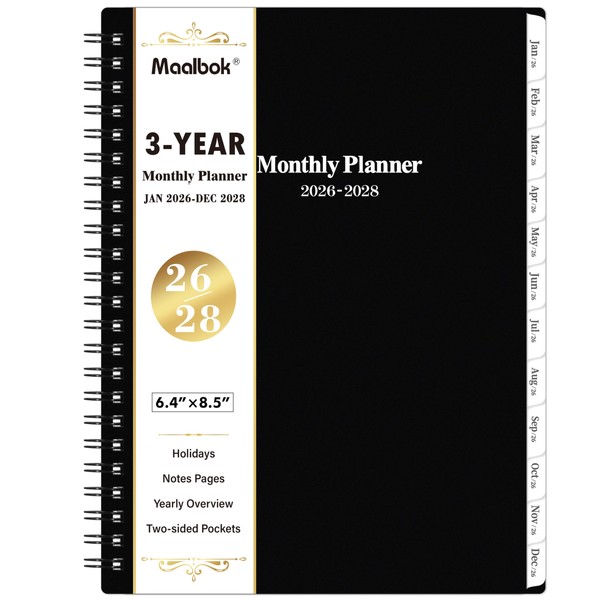 2026-2028 Monthly Planner/Calendar - 3 Year Monthly Planner 2026-2028, 36