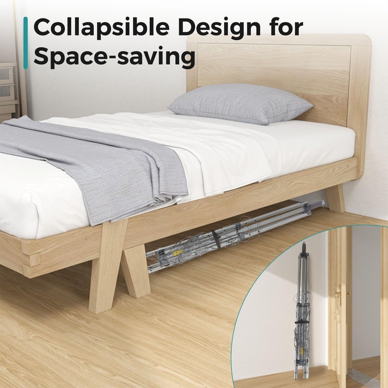 JS HANGER Umbrella Drying Rack Outdoor, Rotary Retractable Dryer Adjustable