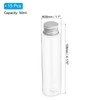 PATIKIL 50ml Plastic Test Tubes with Screw Caps 15pcs 106x28mm
