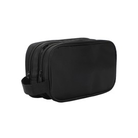 Bioworld Dual Compartment Black Toiletry Cosmetic Kit