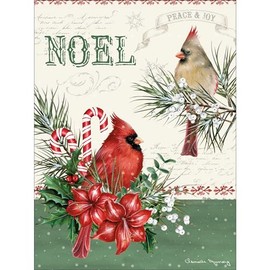 Lang Noel Cardinals Classic Christmas Cards (2004059) - 12 Festive Holiday Greeting Cards and Envelopes