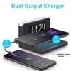 Charger Clock, Wireless Charging, 1 USB Output, Alarm Clock, Night