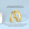 Lantine 2mm 4mm Titanium Ring Set High Polish Plain Dome