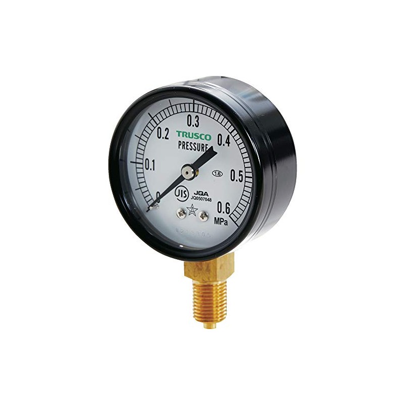TRUSCO TPG60-0.6 JIS General Purpose Pressure Gauge A Type 60