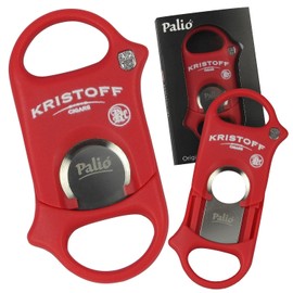 Kristoff Palio Cigar Guillotine Cutter, Red, Ergonomic Design