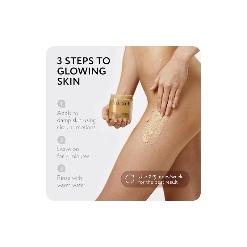 The Act Exfoliante Corporal De Azúcar: Exfoliante Natural Para Una