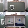 Cat Door, 4 Way Locking,12.2 x 10.2 in, for Cats