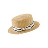 BABYOND Mens Brim Boater Hat Gatsby Straw Panama Hat Fedora