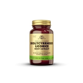 SOLGAR Solgar Deglycyrrhised Licorice Root Extract Vegetable Capsules - Pack of 60 - Botanical Extract - Vegan and Gluten Free