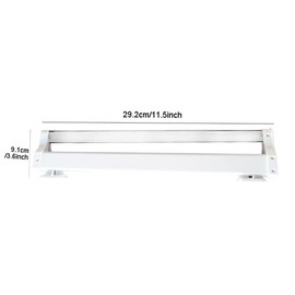 Extendable Pull-Out Closet Valet Rod, Pull Out Clothes Hanger Rail for Closet, Adjustable Pants Hanger Heavy Duty Steel Clothes Storage Hanger Rack Bar for Pants Coats (292mm/11.5inch) White