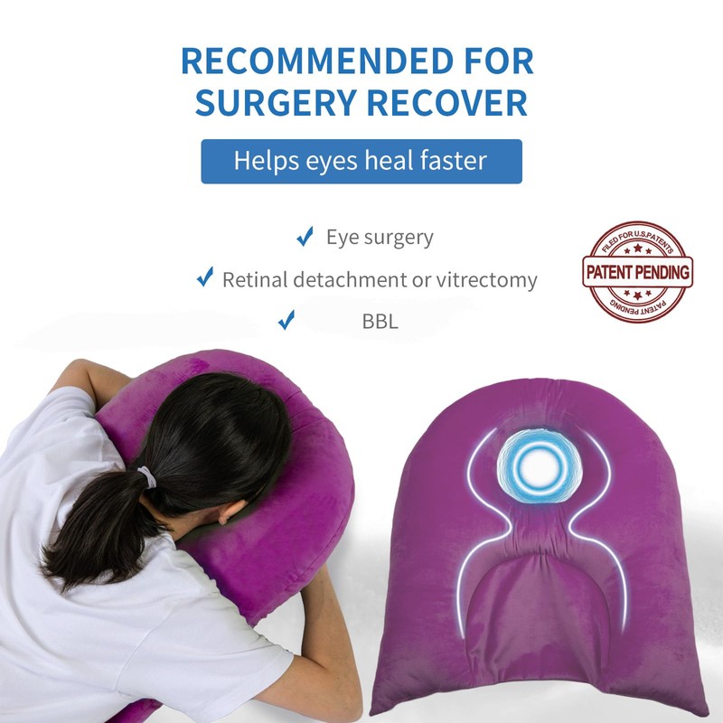 Beatvive Face Down Pillow for Sleeping, Prone Pillow for Vitrectomy