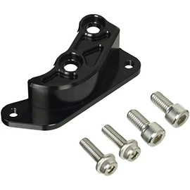 POSH 059155-06 Motorcycle Accessories Front Caliper Support for Honda 2013-2015 Grom (GROM) 2013-2015 MSX125 XR50 Motard XR100 Motard APE100 Type D NSF100 Brembo 4 Pot Black