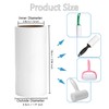 Meagtlva Linter Roller Sticker,6 Rolls Lint Roller Refill,4''(10cm) Refills Full