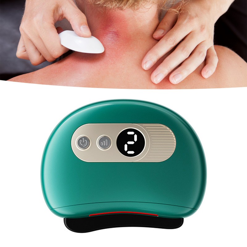 Electric Gua Sha Massager Scraping Sculpt 9 Gears Temperature Heating