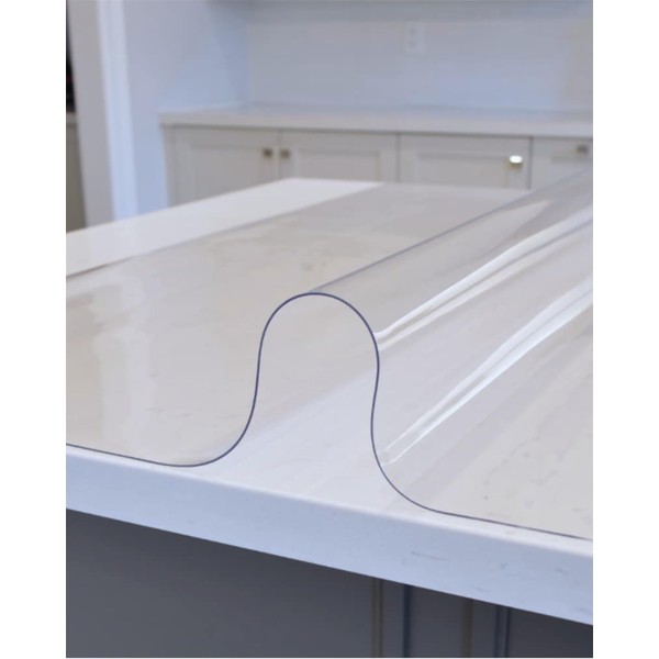 Byson Clear Dining Table Protector – PVC Table Cover Protector