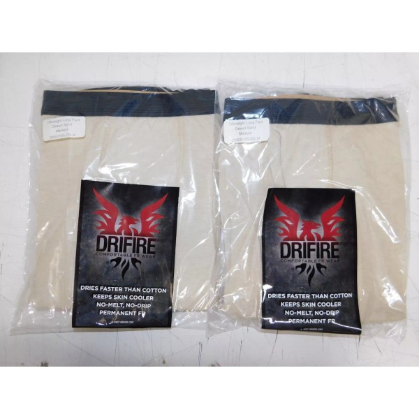 2X Military Desert Sand Long Pant DRIFIRE Medium Silk Weight