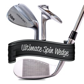 Polara Ultimate Spin Wedge Golf Club – Precision Pitching, One-Hop-and-Stop Control with Deep Grooves and Gear Effect – High-Spin Golf Wedges – Right Handed Satin Nickel Chromium, 56 Degree Loft
