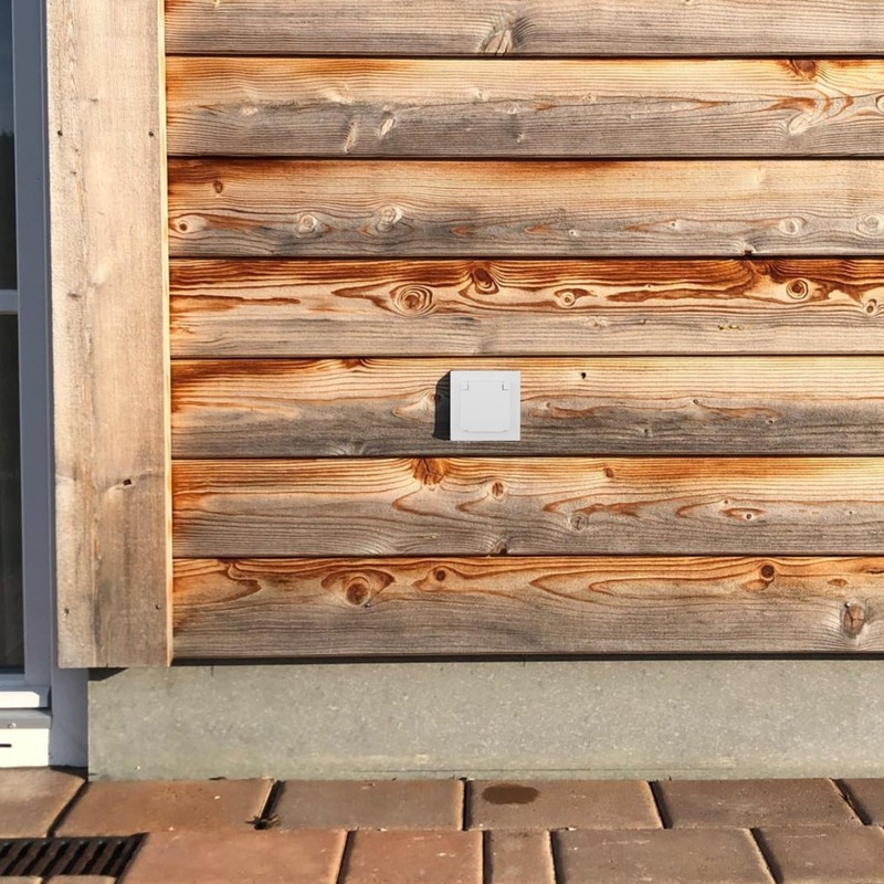 Flush-Mounted Socket IP44, Plug-In Terminal, All-in-One, Series ET-1 White