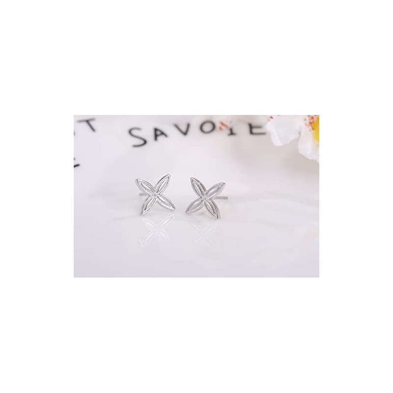 BTS Style THE WINGS Floral Pattern Motif Earrings Binaural Accessories