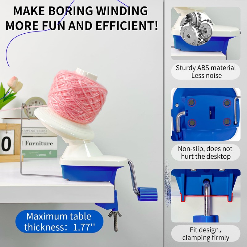 SPEENSUN SPEENSUN Yarn Winder, Yarn Winder for Crocheting, Efficient Yarn