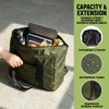 Rear Bike Basket,Rear Rack Bicycle Basket with Waterproof Storage Bag,Large