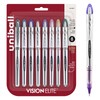 uni-ball® Vision™ Elite™ Liquid Ink Rollerball Pens, Bold Point, 0.8
