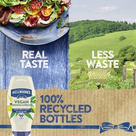 Hellmann's Vegan Dressing and Spread Vegan 3 Ct for a Rich, Creamy Plant-Based Alternative to Mayo Same Great Taste, Plant Based, Free From Eggs 11.5 oz