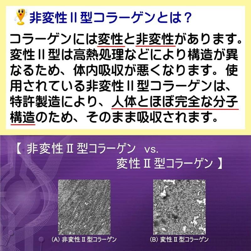 Undenatured Type 2 Collagen UC-II Collagen Power 30 Grains 30