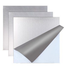 304 Stainless Steel Sheet - 6in x 6in x 0.04in, Stainless Steel Sheet Metal, 3 PCS Stainless Steel Sheets