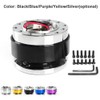 Steering Wheel Quick Release Hub Adapter Aluminum Alloy Snap Off