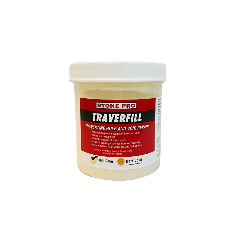 Stone Pro Traverfill - Travertine Hole and Void Repair -