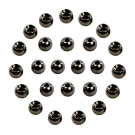 EUPHENG Fly Tying Beads 25 PC Tungsten Fly Tying Beads Head for Nymph Fishing Materials 12 Colors / 5 Sizes