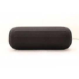 Bumper Buddies Boat Fender Cover (2 per pkg) Fits Taylor Made #1 (6"x 15") Center Rope Tube Marine Fender by Kansas Creations (Black)