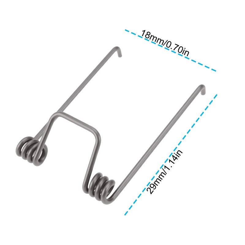 Briny River 10 STÜCKE Zugfeder 1,8 Cm Kompatibel mit Babyliss