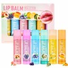 6 Pack Fruit Lip Balm Set, Moisturizing Lip Balm Sticks