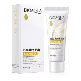 Bioaqua Jabón Facial de Arroz, Limpieza Suave e Iluminadora, Todo Tipo de Piel