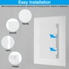 PATIKIL 12x6 inch(295x145mm) Removable Hinged Access Panel, ABS Plumbing Access