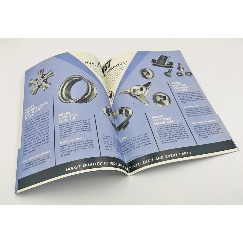 1965 Hurst Performance Products Forged Aluminum Wheels Press Kit Book