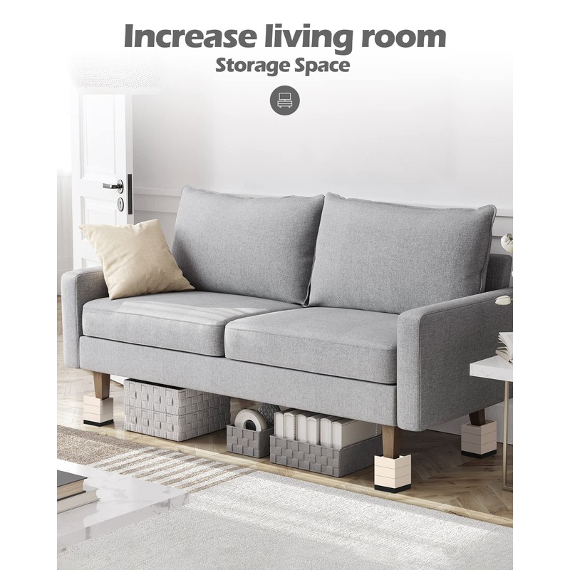 Furniture Risers, Tclouda Bed/Sofa/Desk/Table/Chair Leg/Fridge Lifts to 1.5, 3 and