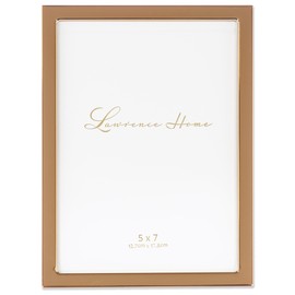 Lawrence Frames Metal Frame, Standard, Gold, 5x7