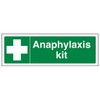 V Safety Anaphylaxis Kit - Landscape 300 x 100 mm