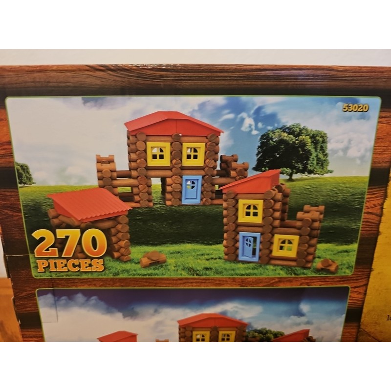 Maxim Tumble Tree Timbers Natural Wood Log Building Set 270