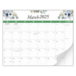 Calendar 2025 - Magnetic Fridge Runs from March 2025 Until December 2026, 22 Monthly Fridge Calendar Magnet Calendar for School, Office & Home Planning and Organizing, 15"x12" In