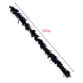 Runesol Feather Boa, black