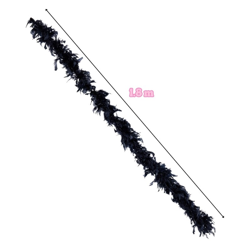 Runesol Feather Boa, black