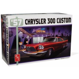 AMT 1957 Chrysler 300 Custom Version 1:25 Scale Plastic Model Car Kit 1447
