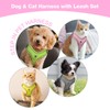 Feycig Dog Harness for Small Dogs, Anti-Pull Adjustable Reflective Harness,